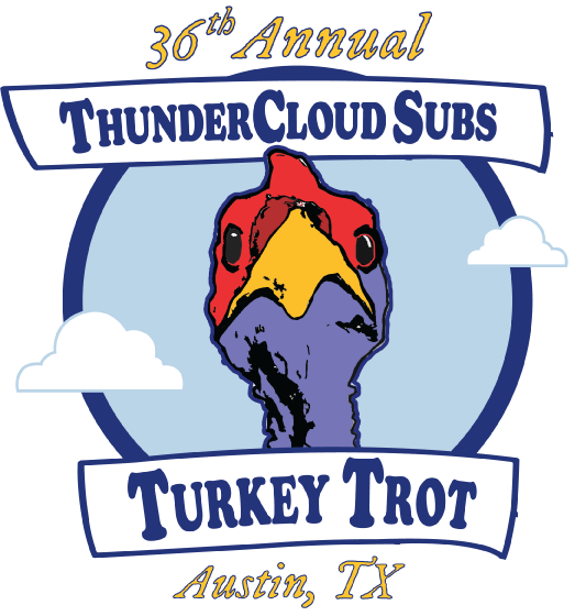 36th Annual ThunderCloud Subs Turkey Trot logo